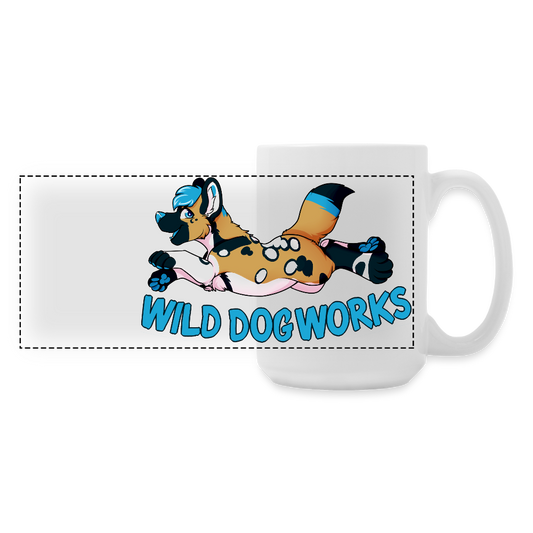 Panoramic Coffee/Tea Mug 15 oz - white