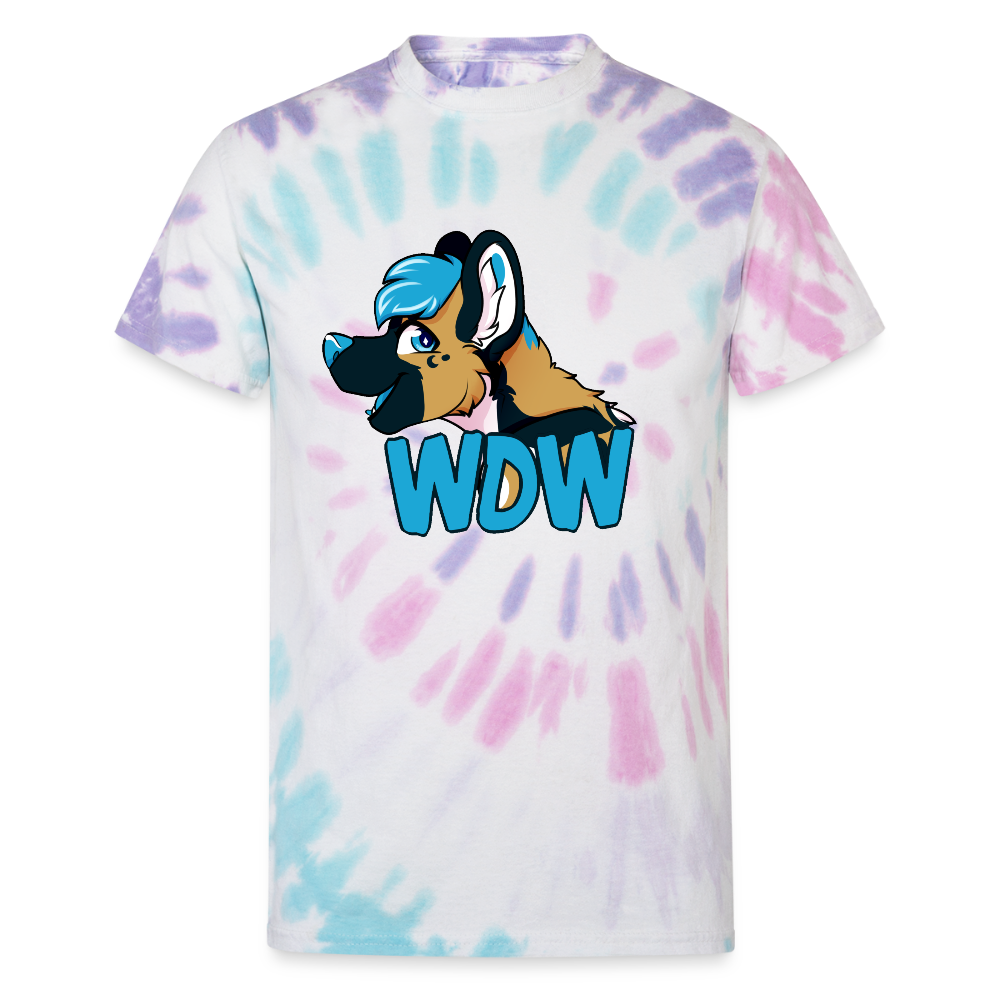 Unisex Tie Dye T-Shirt - Pastel Spiral