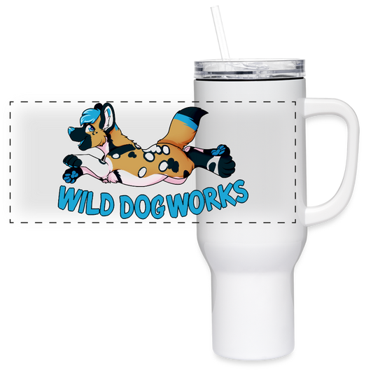 40 oz Travel Tumbler - white