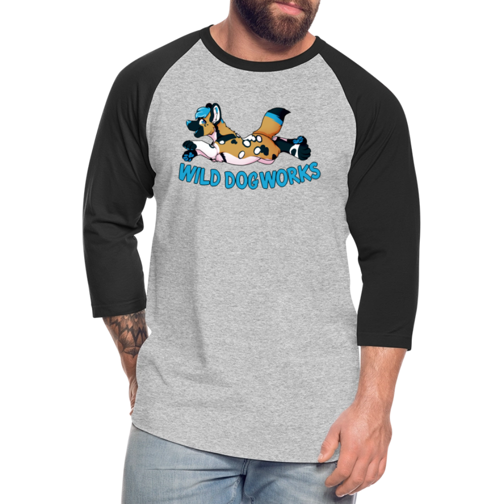 Baseball T-Shirt - heather gray/black