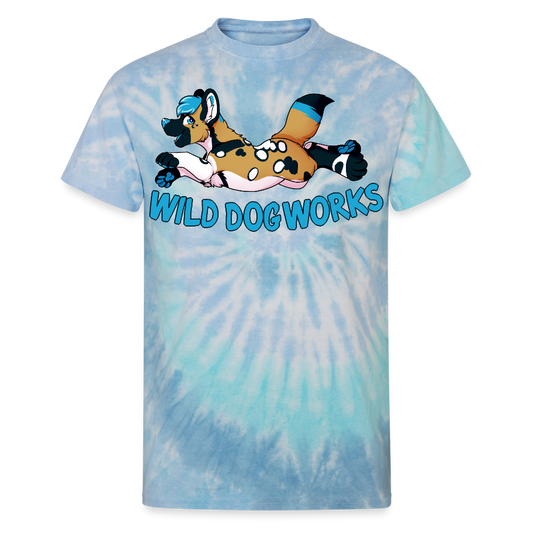 Unisex Tie Dye T-Shirt - blue lagoon