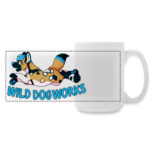 Panoramic Coffee/Tea Mug 15 oz - white