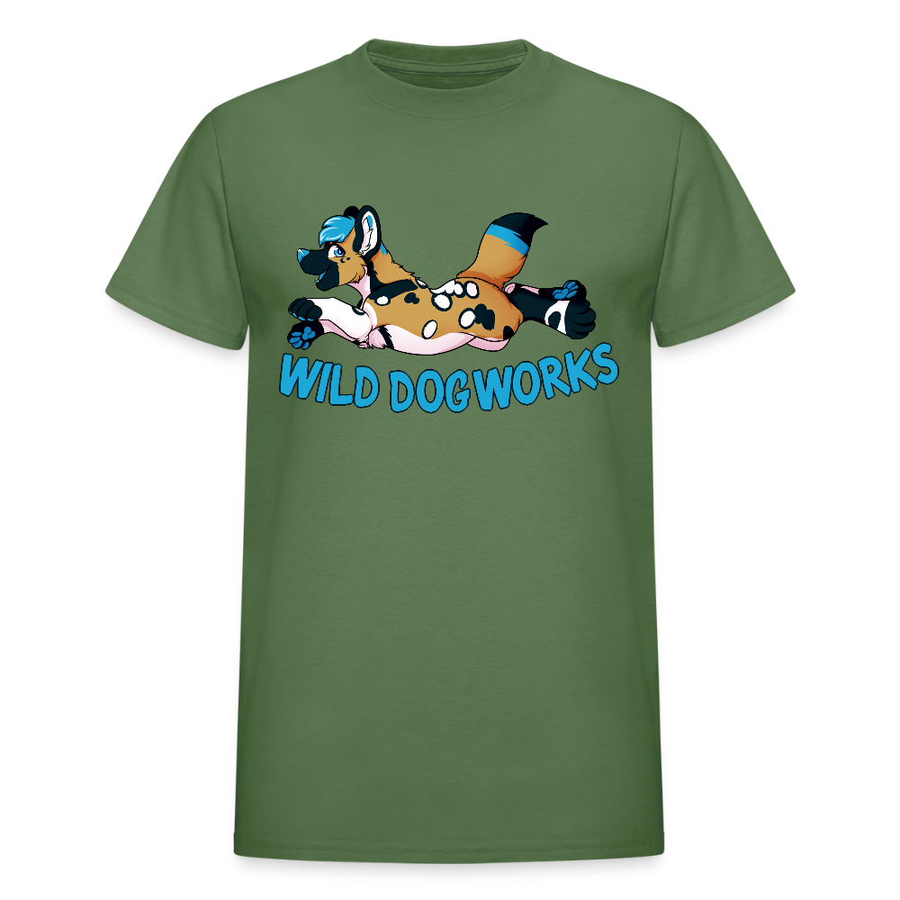 Gildan Ultra Cotton Adult T-Shirt - military green