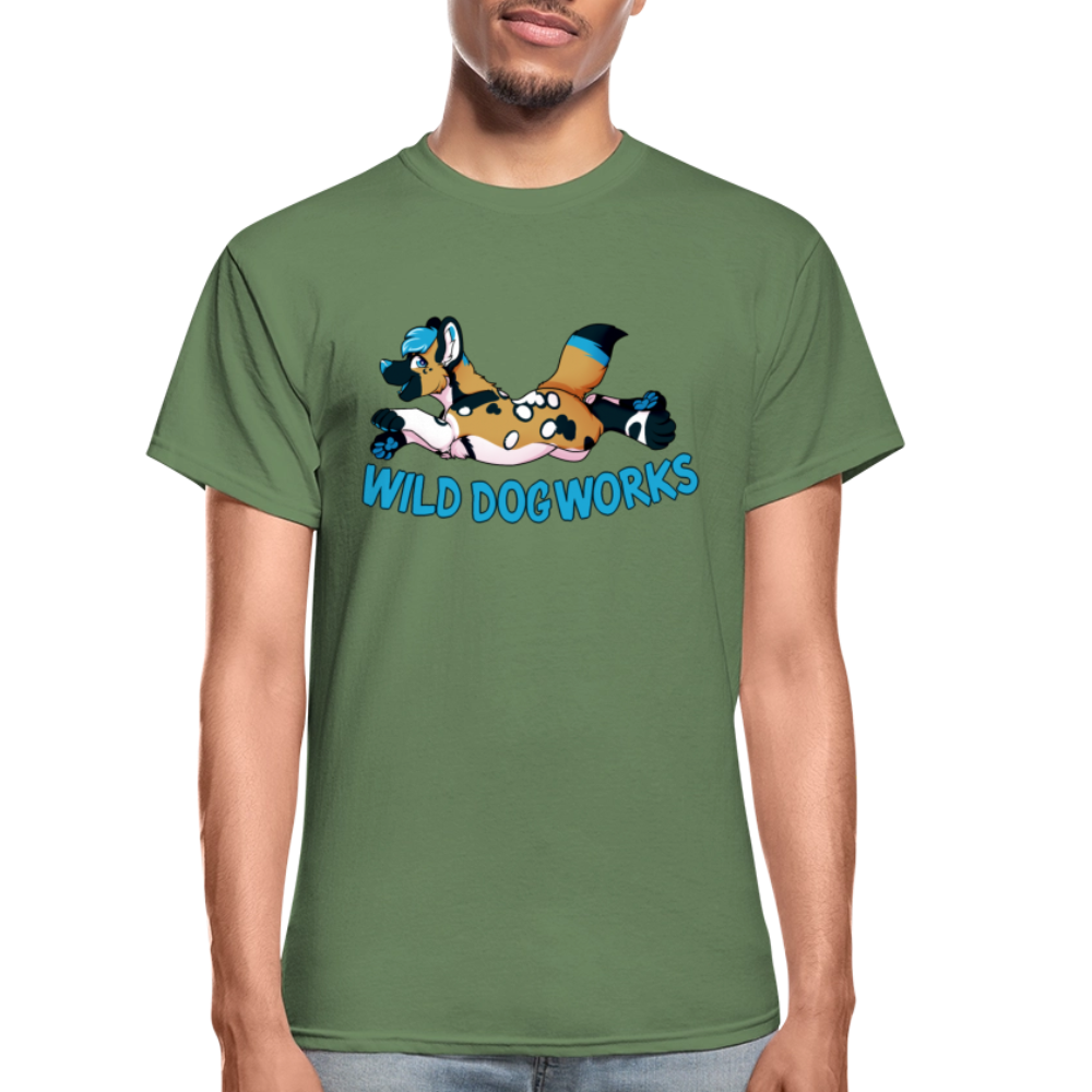 Gildan Ultra Cotton Adult T-Shirt - military green