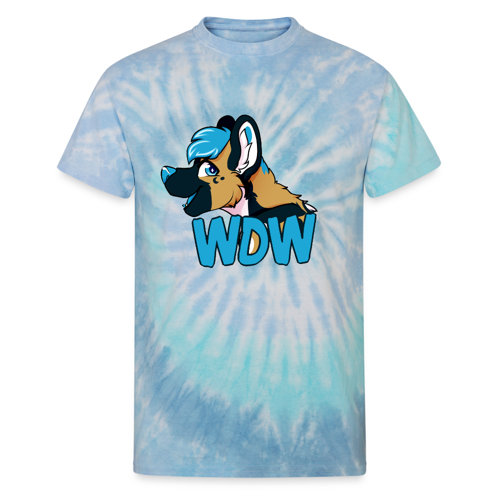 Unisex Tie Dye T-Shirt - blue lagoon
