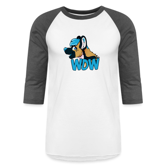 Baseball T-Shirt - white/charcoal
