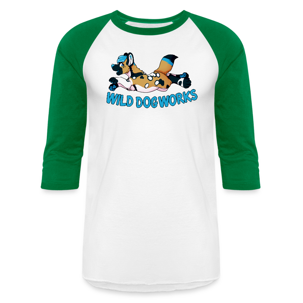 Baseball T-Shirt - white/kelly green